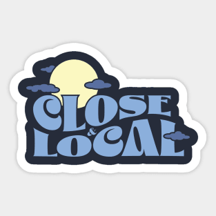 Close & Local Sun Sticker